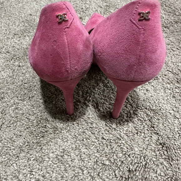 Sam Edelman pink suede heels - worn once! - Picture 3 of 5